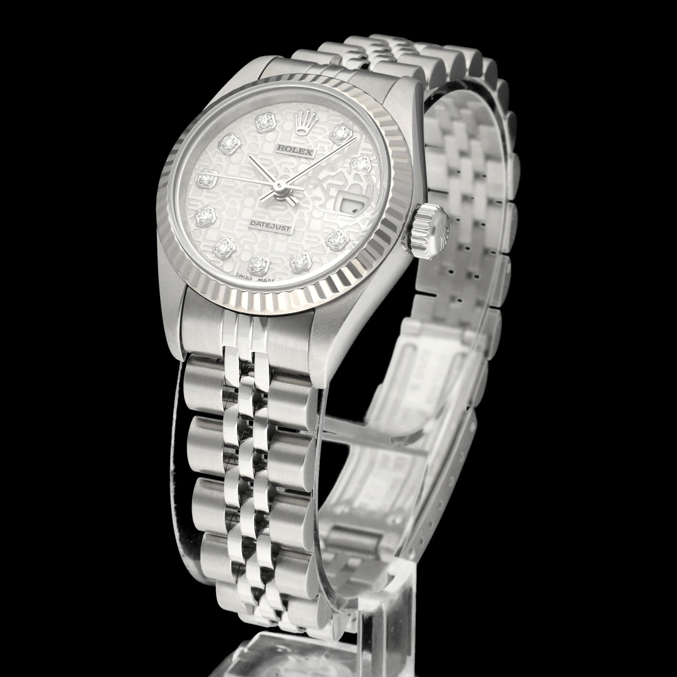 Rolex Oyster Perpetual Lady Datejust 69174G Holicon - 1999 - Rolex horloge - Rolex kopen - Rolex dames horloge - Trophies Watche