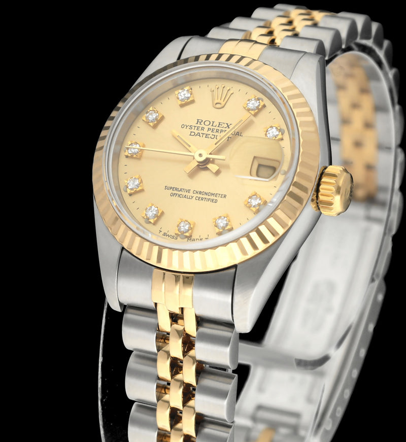 Rolex Lady-Datejust 69173G - 1993 - Rolex horloge - Rolex kopen - Rolex dames horloge - Trophies Watches