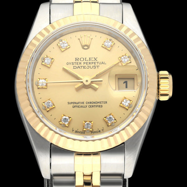 Rolex Lady-Datejust 69173G - 1993 - Rolex horloge - Rolex kopen - Rolex dames horloge - Trophies Watches