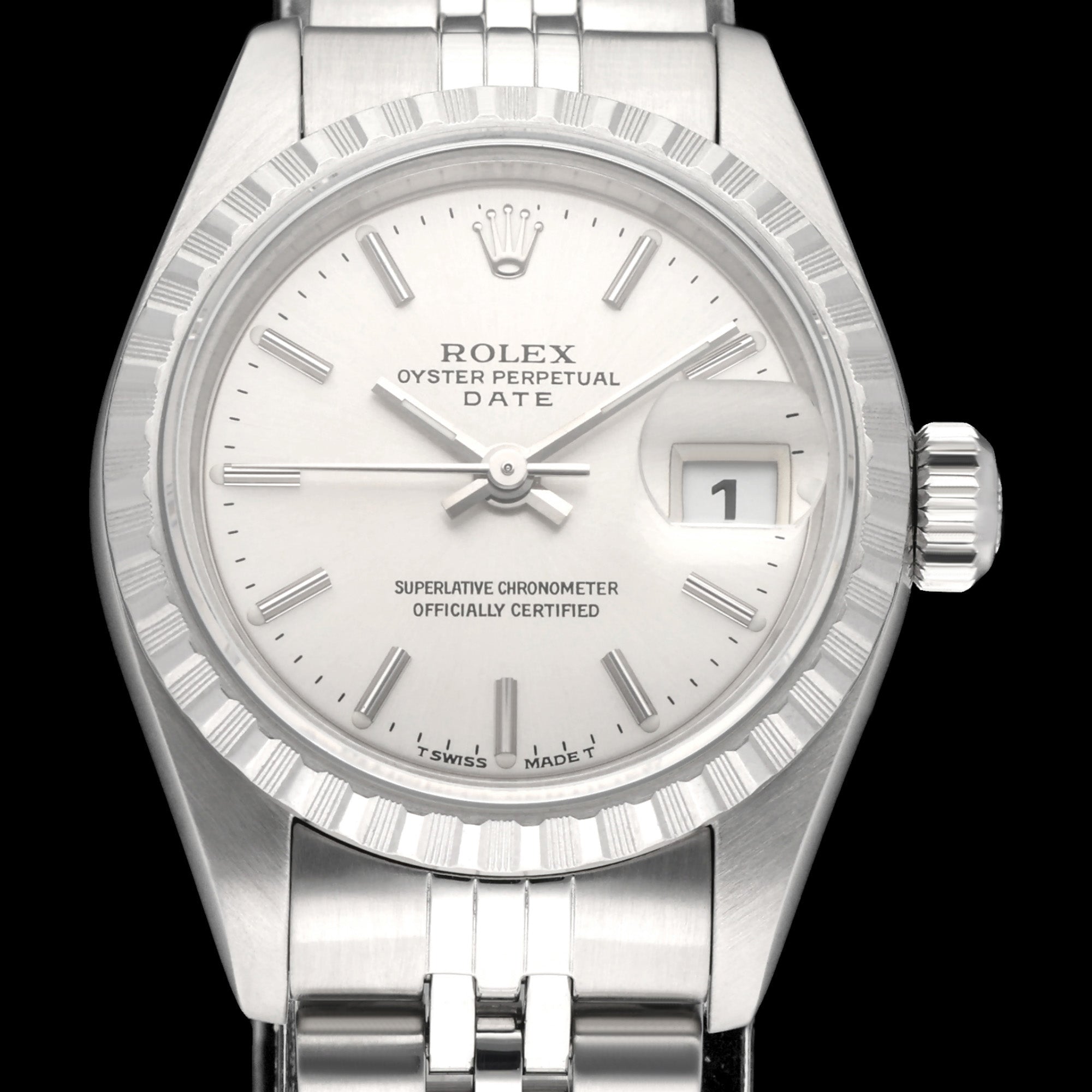 Rolex Oyster Perpetual Lady Date 69240 - 1996 - Rolex horloge - Rolex kopen - Rolex dames horloge - Trophies Watches