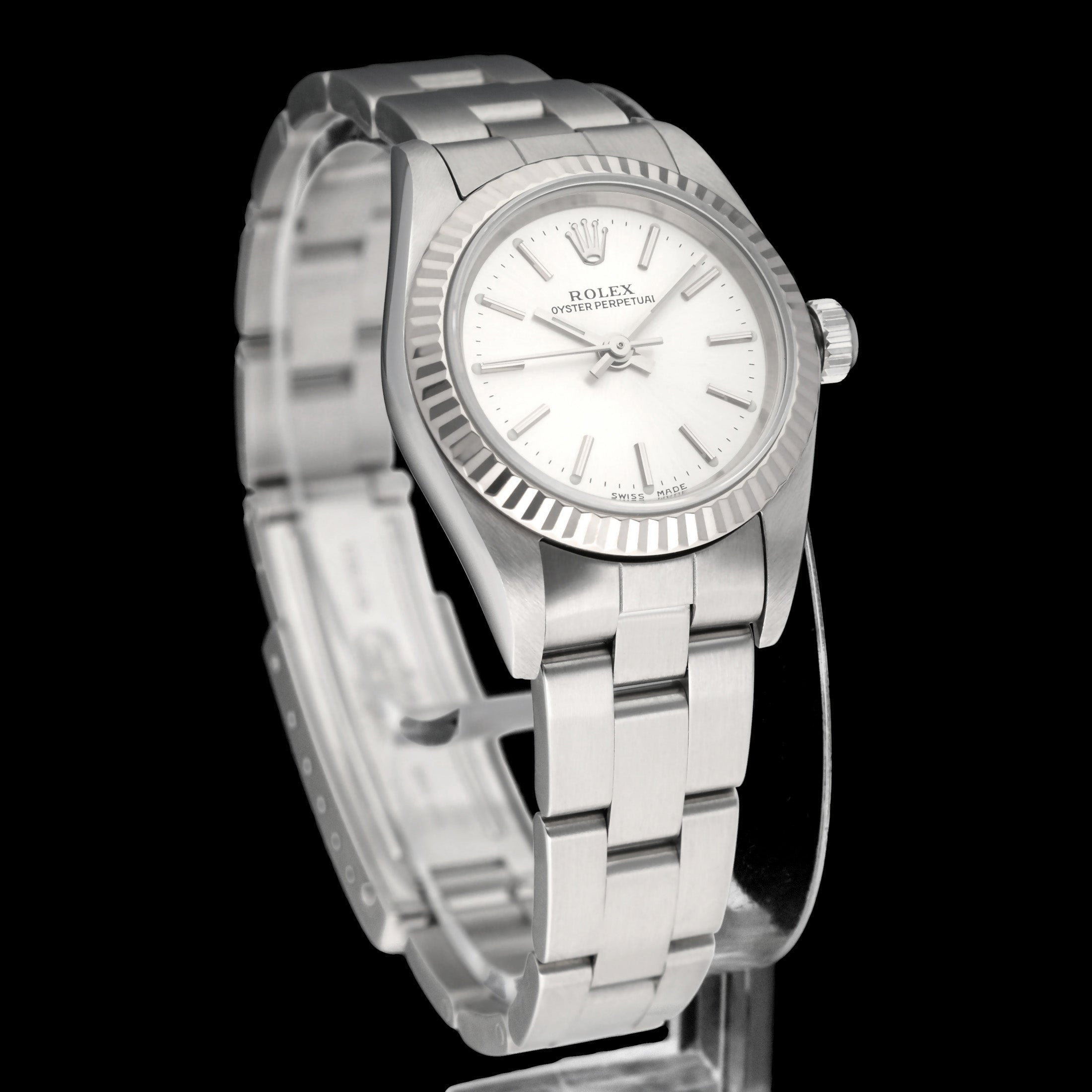 Rolex Oyster Perpetual 76094 - 2001 - Rolex horloge - Rolex kopen - Rolex dames horloge - Trophies Watches