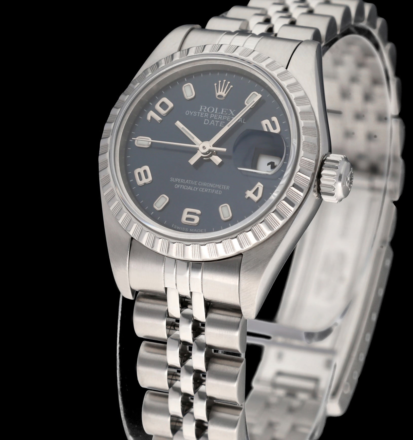 Rolex Oyster Perpetual Lady Date 79240 - 2005 - Rolex horloge - Rolex kopen - Rolex dames horloge - Trophies Watches