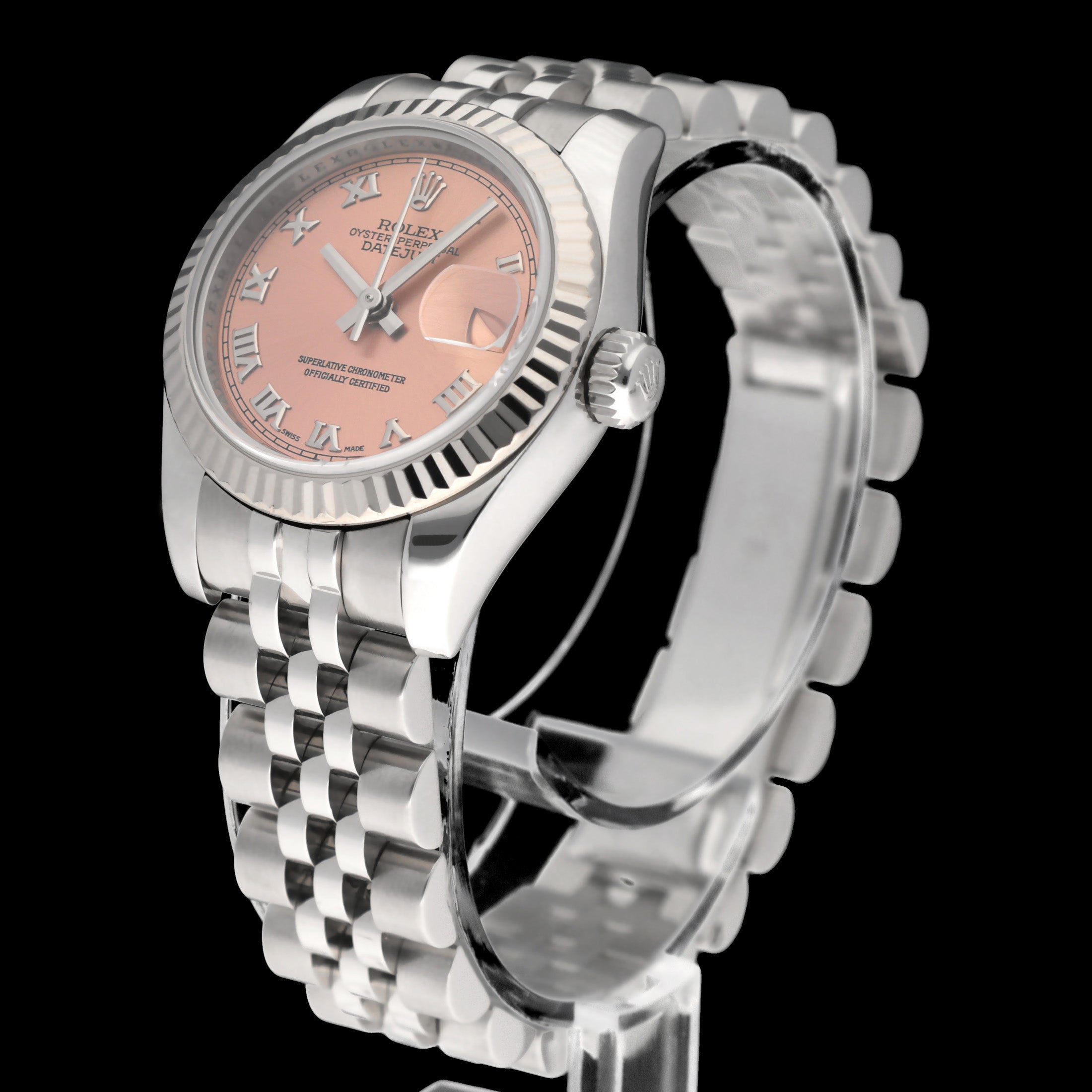 Rolex Oyster Perpetual Lady Datejust 179174 - 2008 - Rolex horloge - Rolex kopen - Rolex dames horloge - Trophies Watches