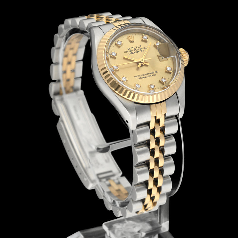 Rolex Lady-Datejust 69173G - 1988 - Rolex horloge - Rolex kopen - Rolex dames horloge - Trophies Watches