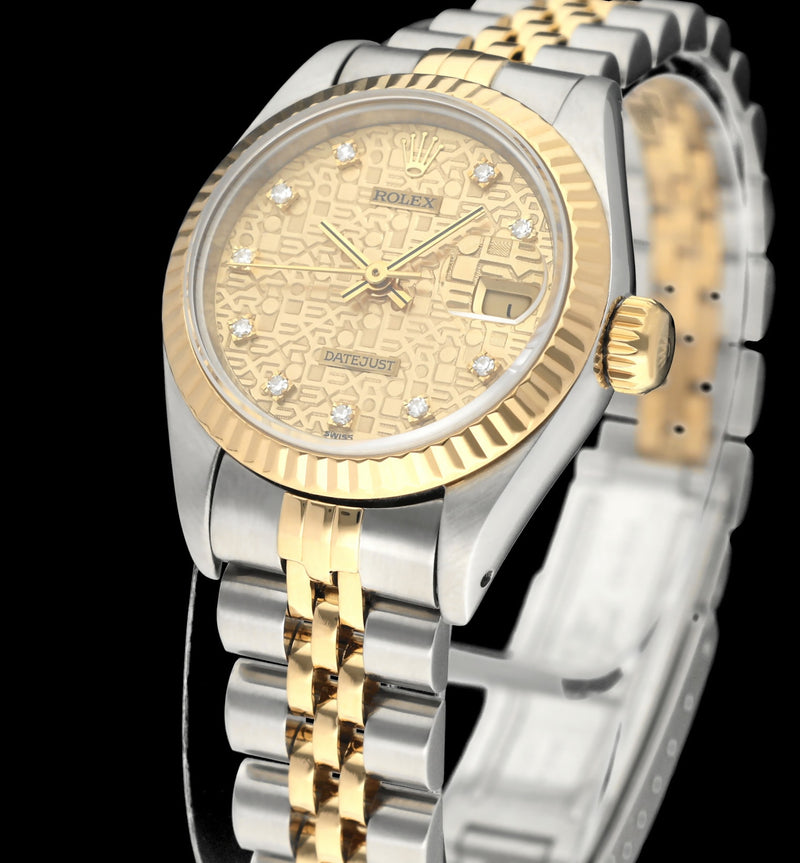 Rolex Lady-Datejust 69173G - 1993 - Rolex horloge - Rolex kopen - Rolex dames horloge - Trophies Watches
