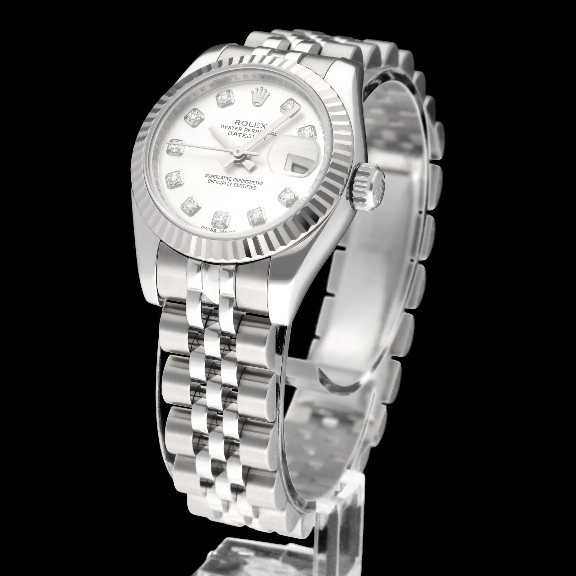 Rolex Oyster Perpetual Lady Datejust 179174G - 2010 - Rolex horloge - Rolex kopen - Rolex dames horloge - Trophies Watches
