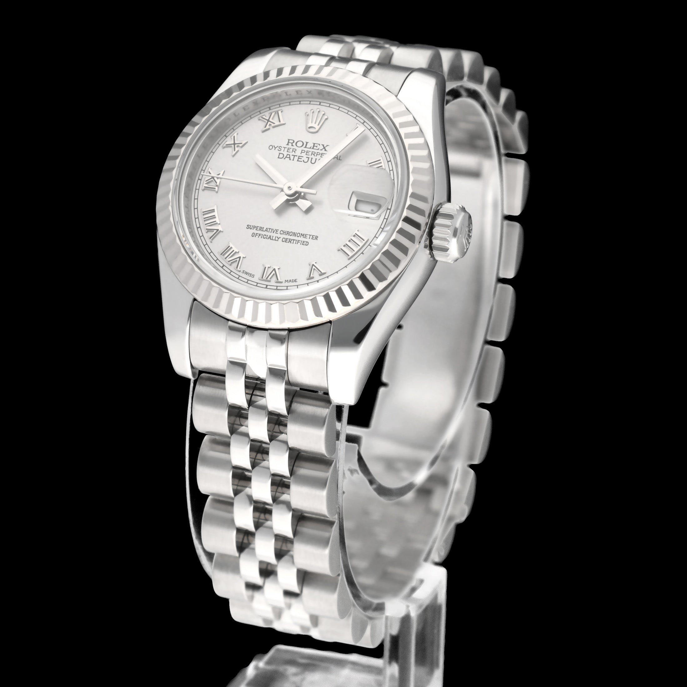 Rolex Oyster Perpetual Lady Datejust 179174 - 2008 - Rolex horloge - Rolex kopen - Rolex dames horloge - Trophies Watches