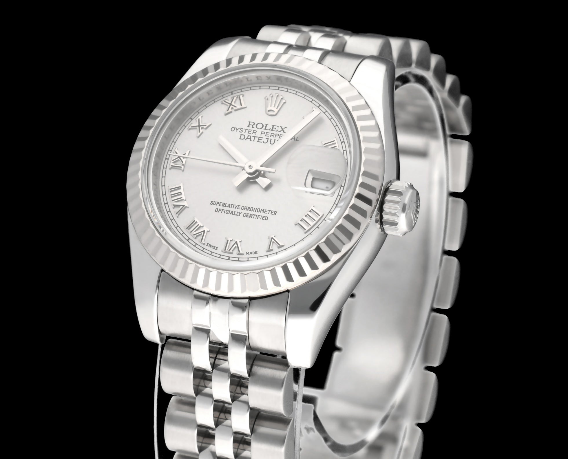 Rolex Oyster Perpetual Lady Datejust 179174 - 2008 - Rolex horloge - Rolex kopen - Rolex dames horloge - Trophies Watches
