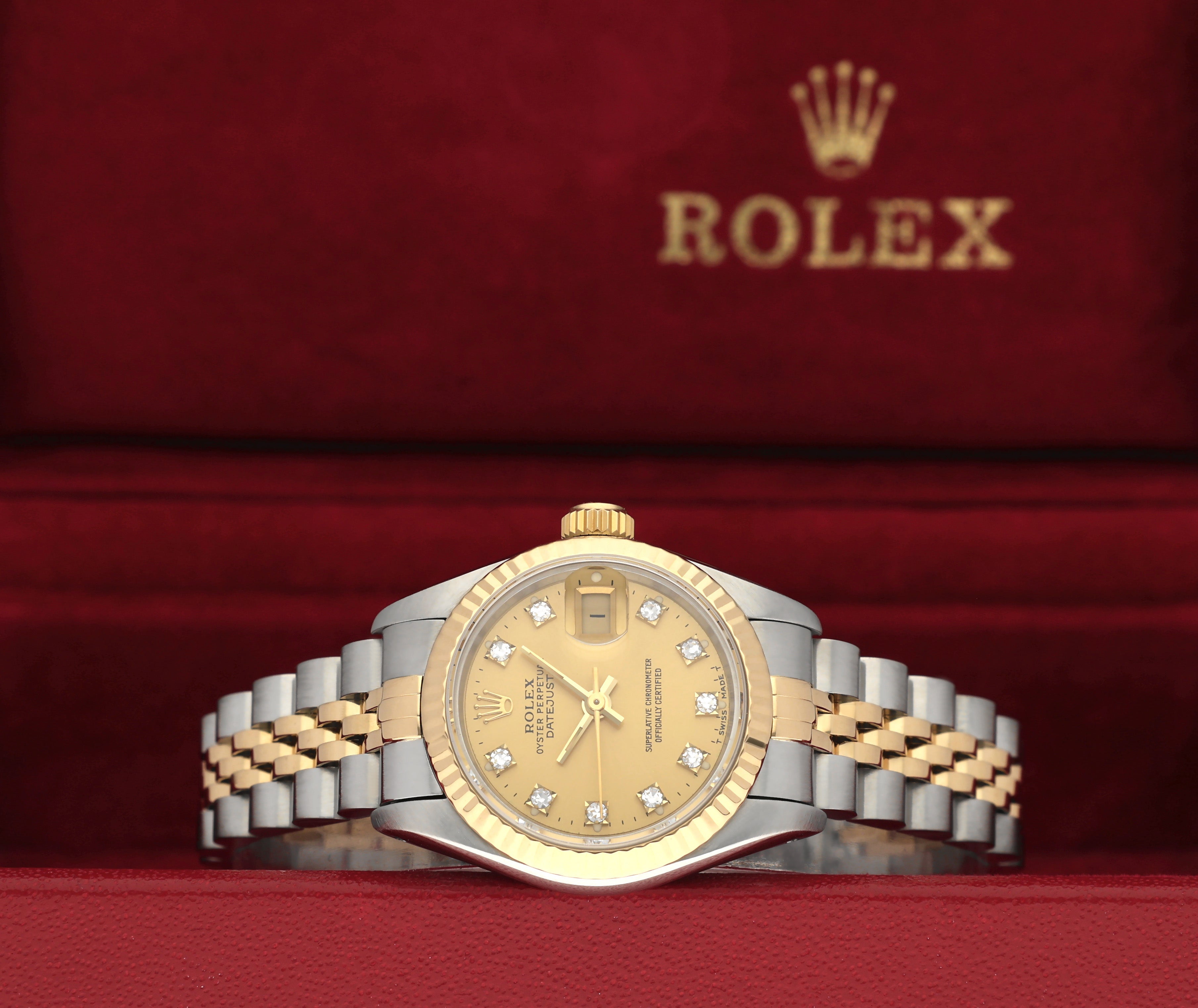 Rolex Lady-Datejust 69173G - 1991 - Rolex horloge - Rolex kopen - Rolex dames horloge - Trophies Watches
