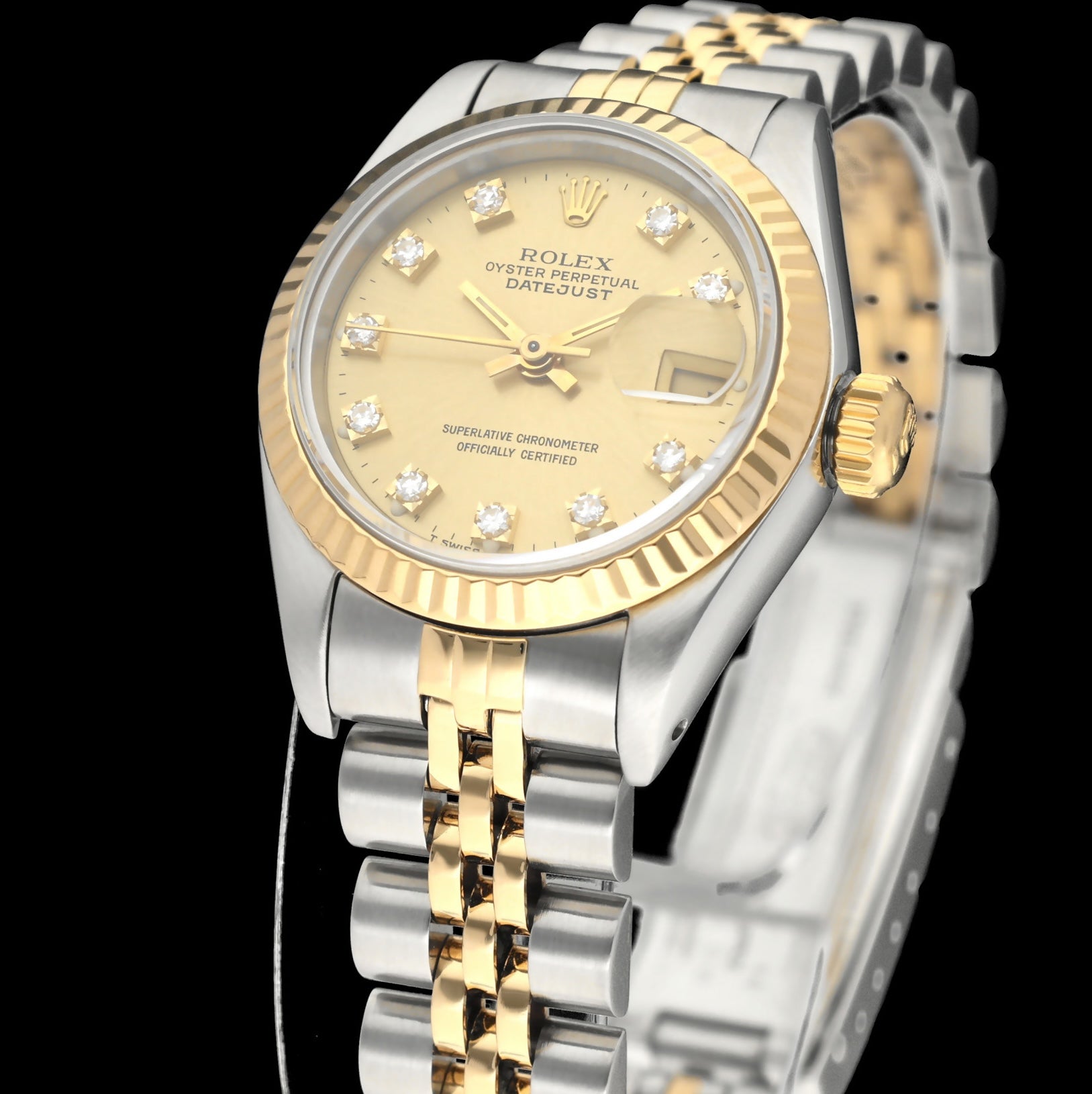 Rolex Lady-Datejust 69173G - 1990 - Rolex horloge - Rolex kopen - Rolex dames horloge - Trophies Watches