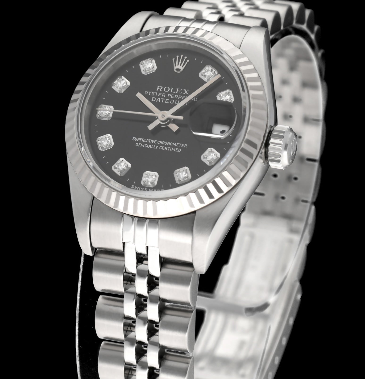 Rolex Oyster Perpetual Lady Datejust 69174G - 2003 - Rolex horloge - Rolex kopen - Rolex dames horloge - Trophies Watches