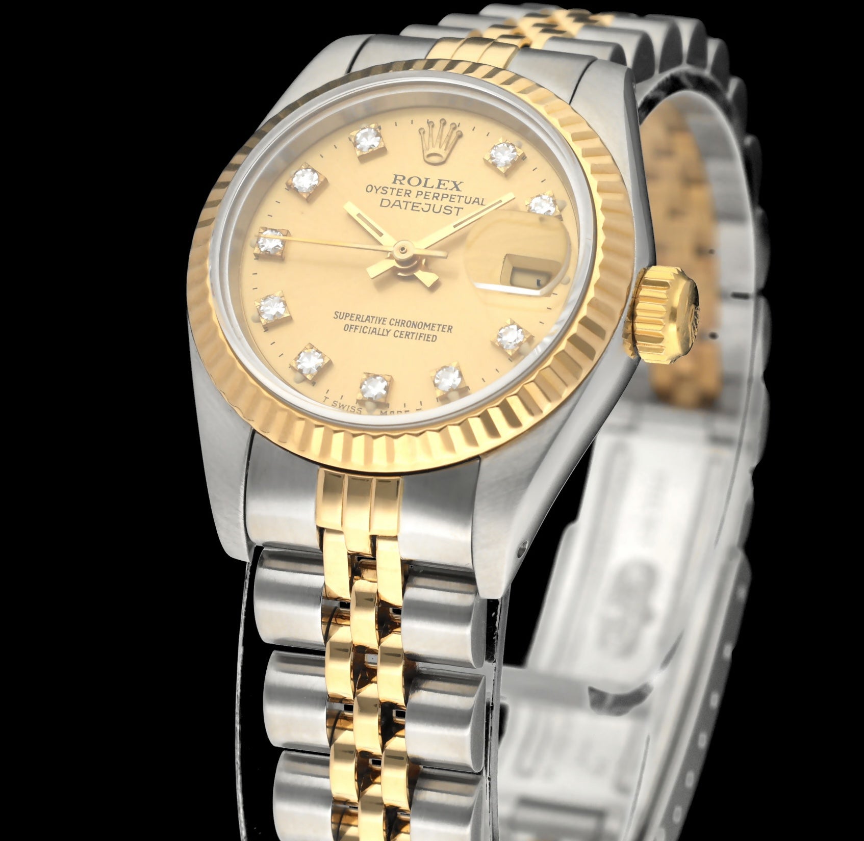 Rolex Lady-Datejust 69173G - 1990 - Rolex horloge - Rolex kopen - Rolex dames horloge - Trophies Watches