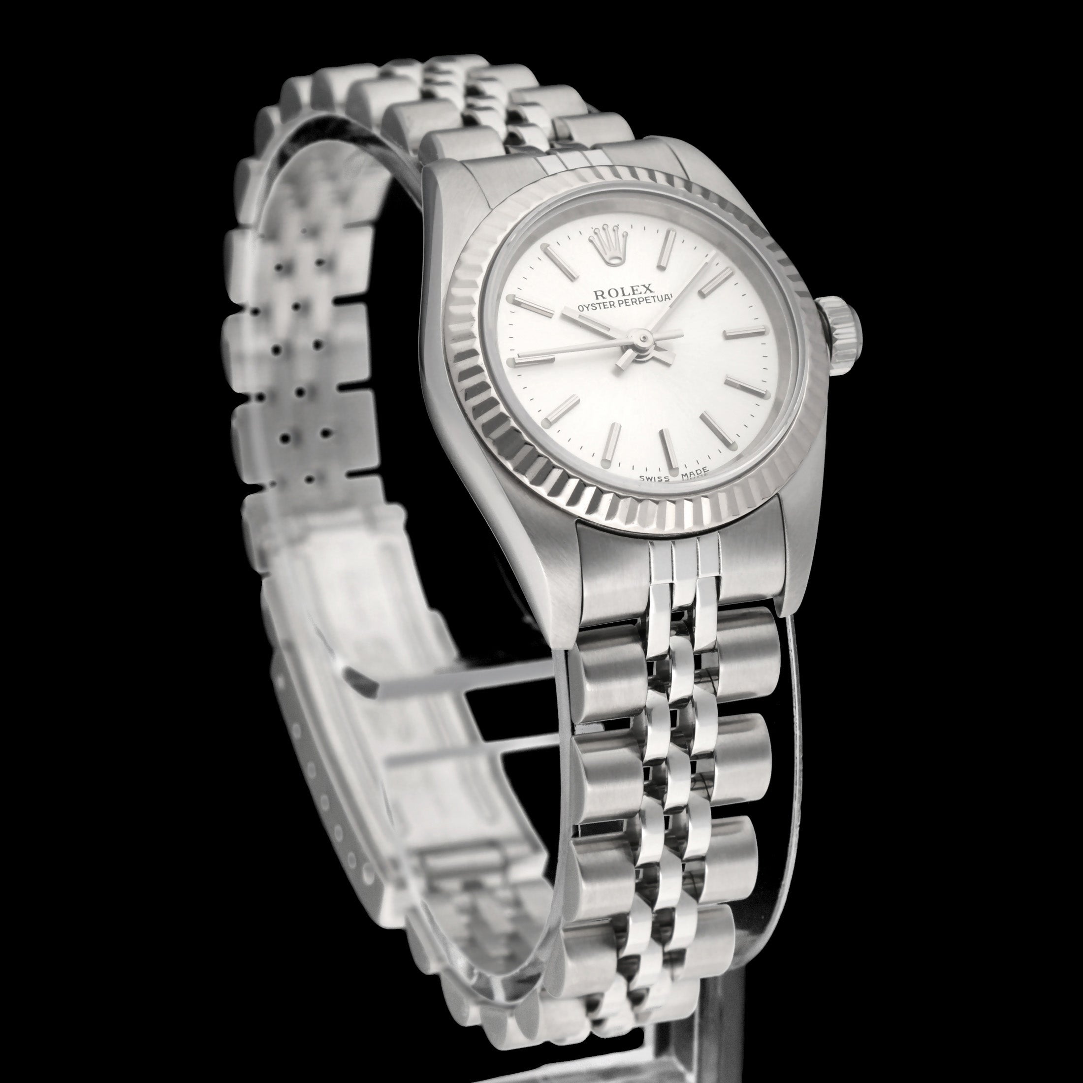 Rolex Oyster Perpetual 76094 - 2002 - Rolex horloge - Rolex kopen - Rolex dames horloge - Trophies Watches