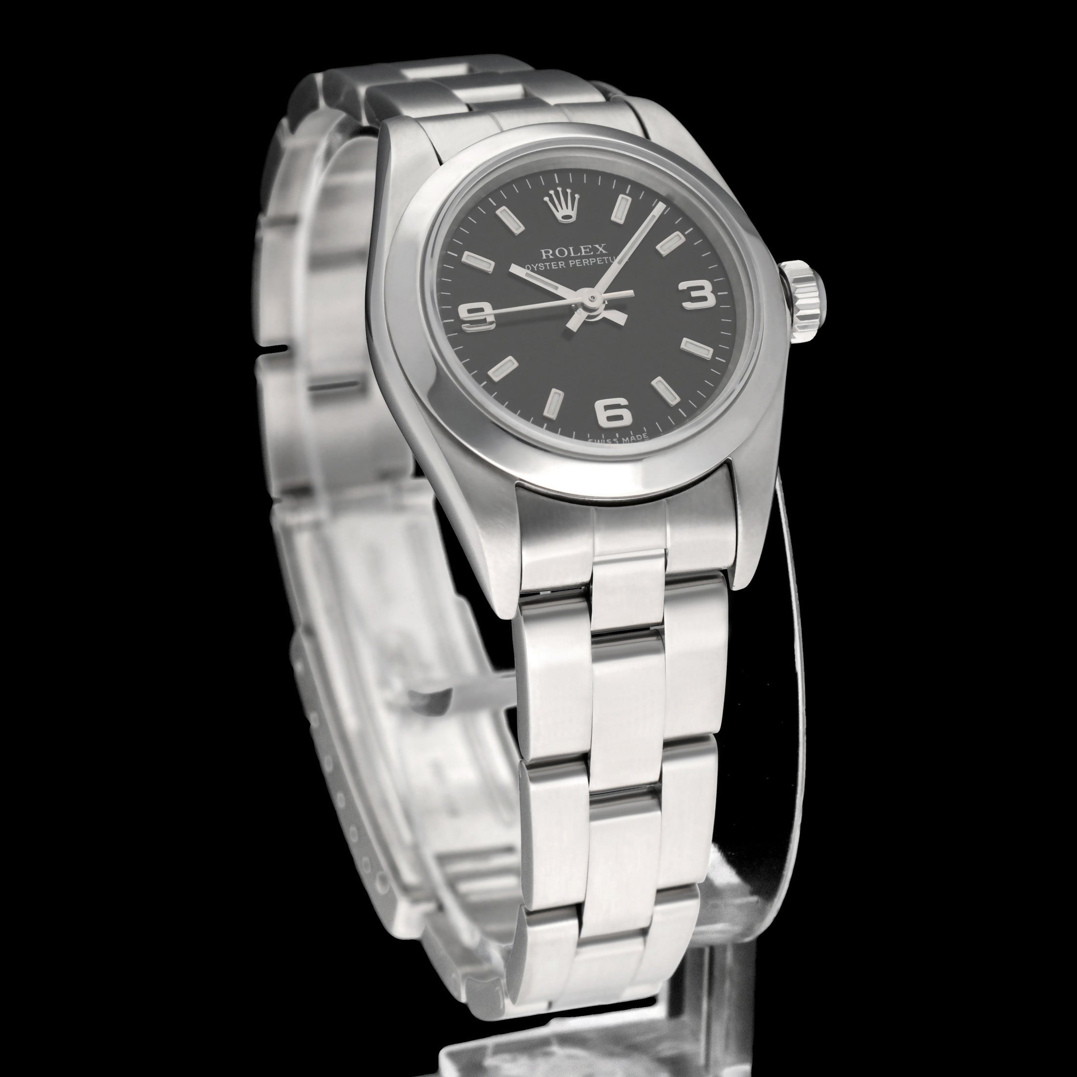 Rolex Oyster Perpetual 76080 - 2002 - Rolex horloge - Rolex kopen - Rolex dames horloge - Trophies Watches