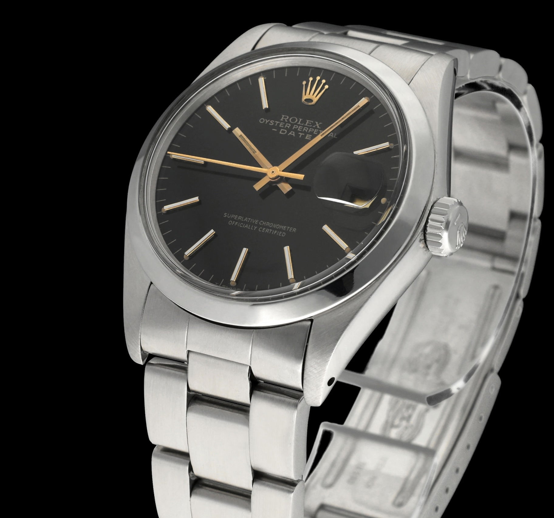 Rolex Oyster Perpetual Date 1500 - 1974 - Rolex horloge - Rolex kopen - Rolex heren horloge - Trophies Watches