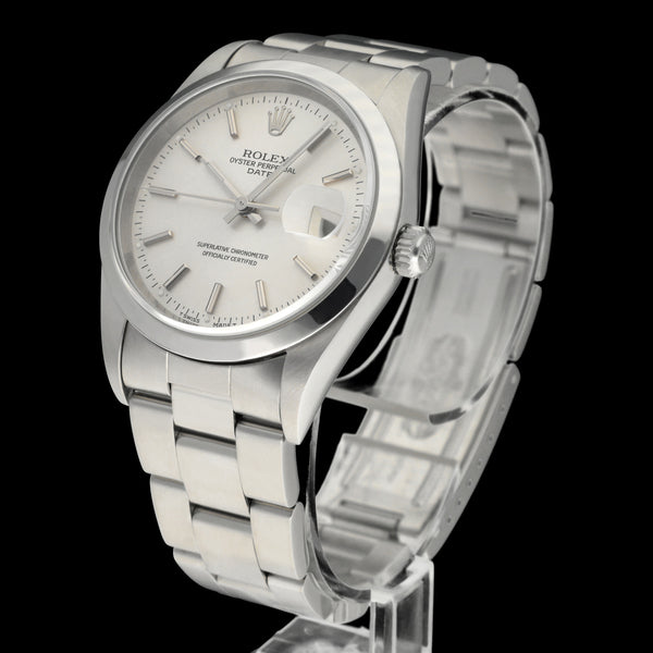 Rolex Oyster Perpetual Date 15200 - 1999 - Rolex horloge - Rolex kopen - Rolex heren horloge - Trophies Watches