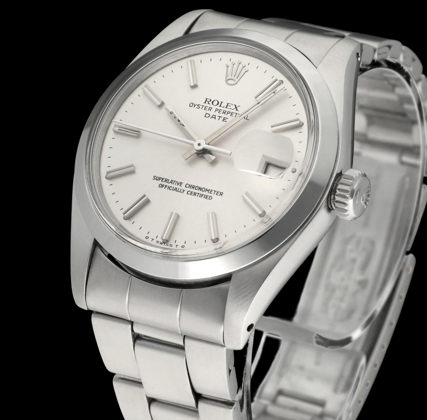 Rolex Oyster Perpetual Date 1500 - 1974 - Sigma Dial - Rolex horloge - Rolex kopen - Rolex heren horloge - Trophies Watches