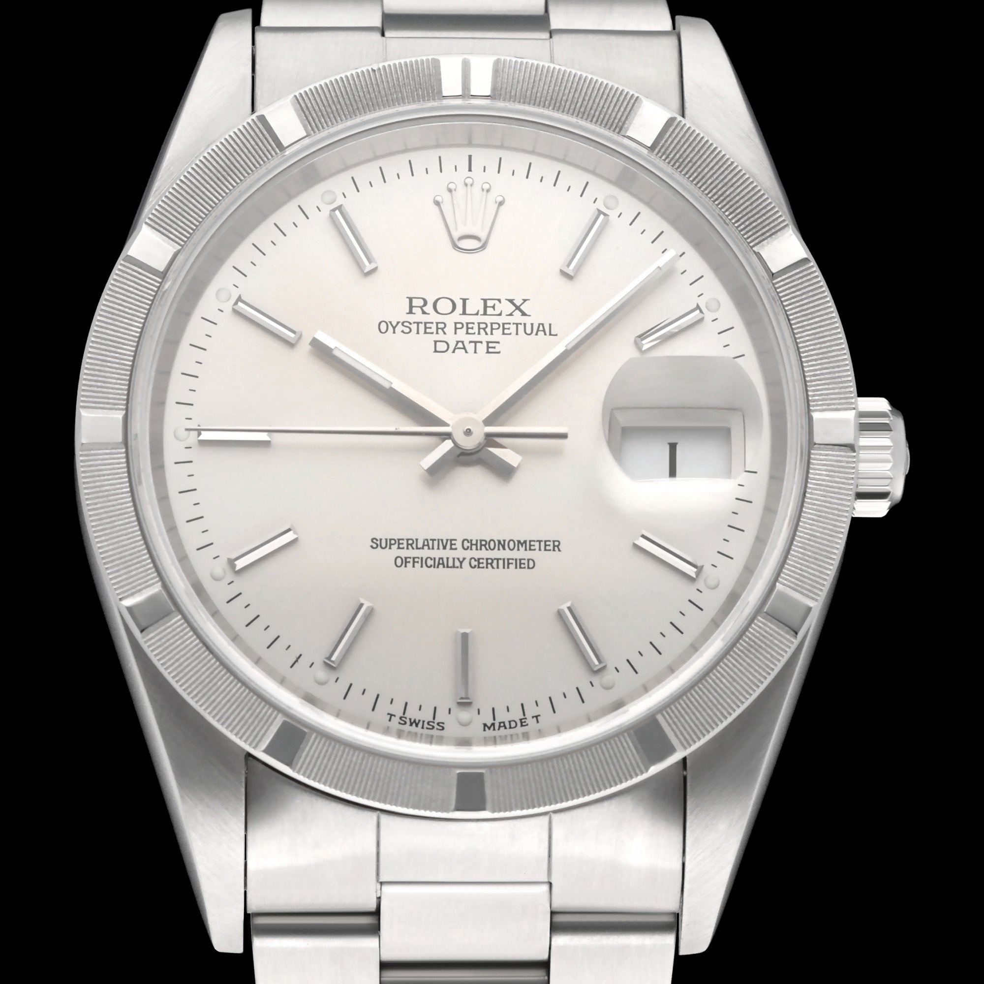 Rolex Oyster Perpetual Date 15210 - 1996 - Rolex horloge - Rolex kopen - Rolex heren horloge - Trophies Watches
