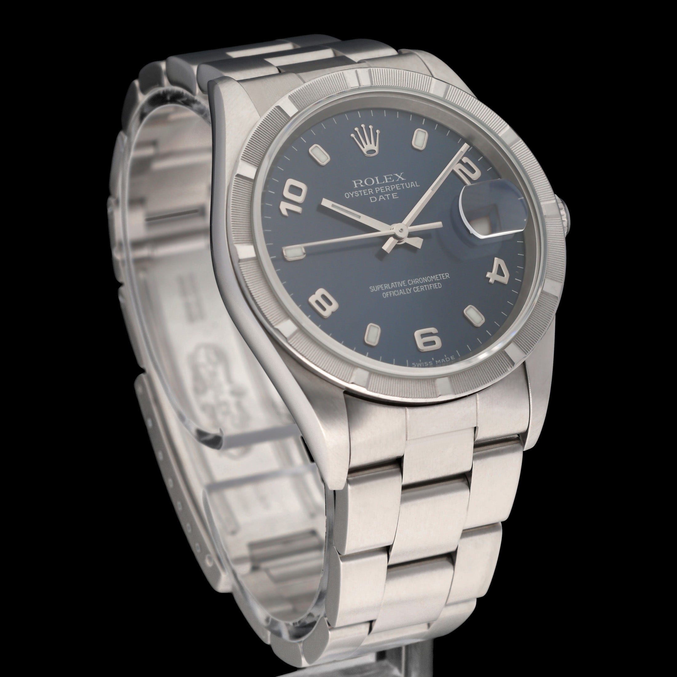 Rolex Oyster Perpetual Date 15210 - 2001 - Rolex horloge - Rolex kopen - Rolex heren horloge - Trophies Watches