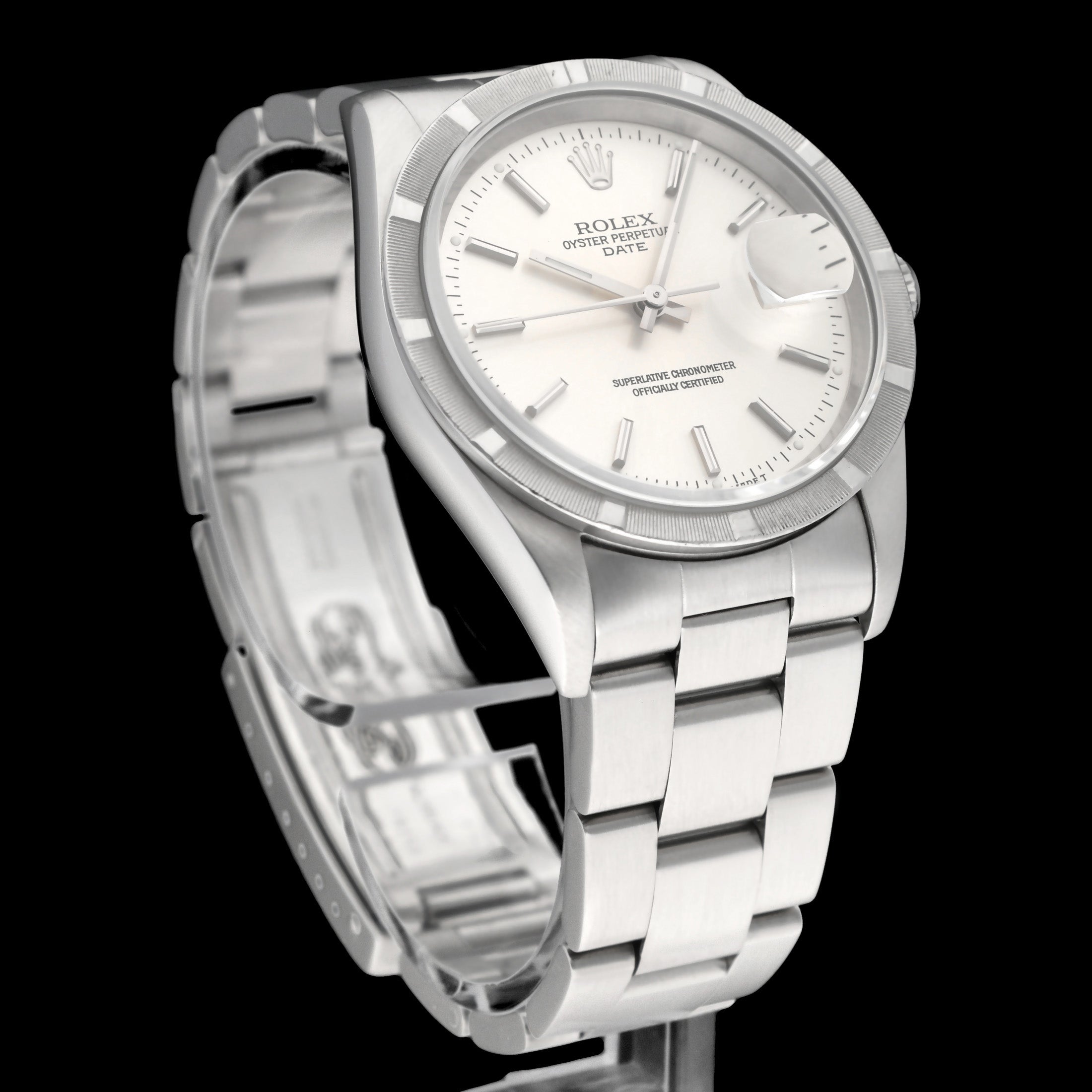 Rolex Oyster Perpetual Date 15210 - 1996 - Rolex horloge - Rolex kopen - Rolex heren horloge - Trophies Watches