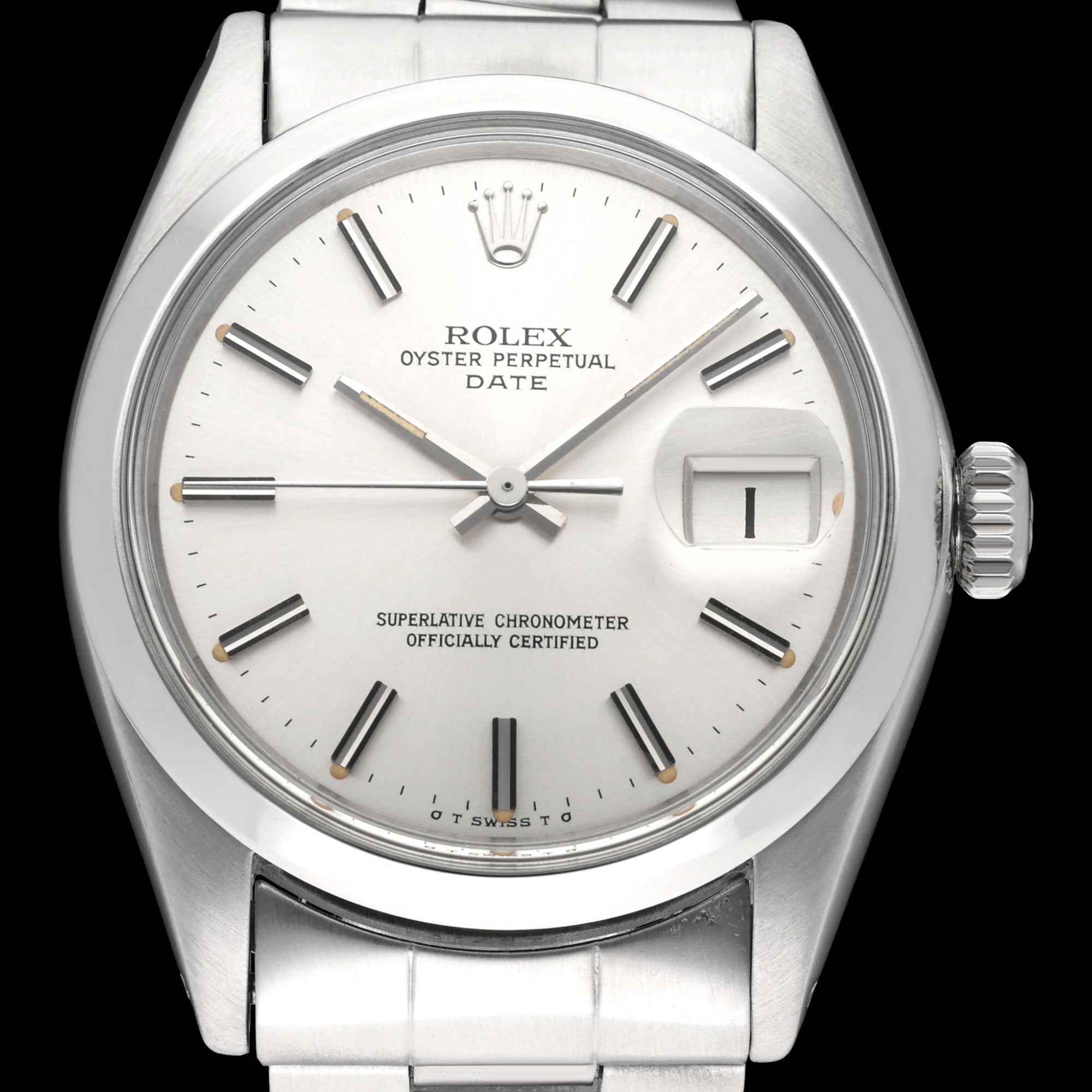 Rolex Oyster Perpetual Date 1500 - 1972 - Sigma Dial - Rolex horloge - Rolex kopen - Rolex heren horloge - Trophies Watches
