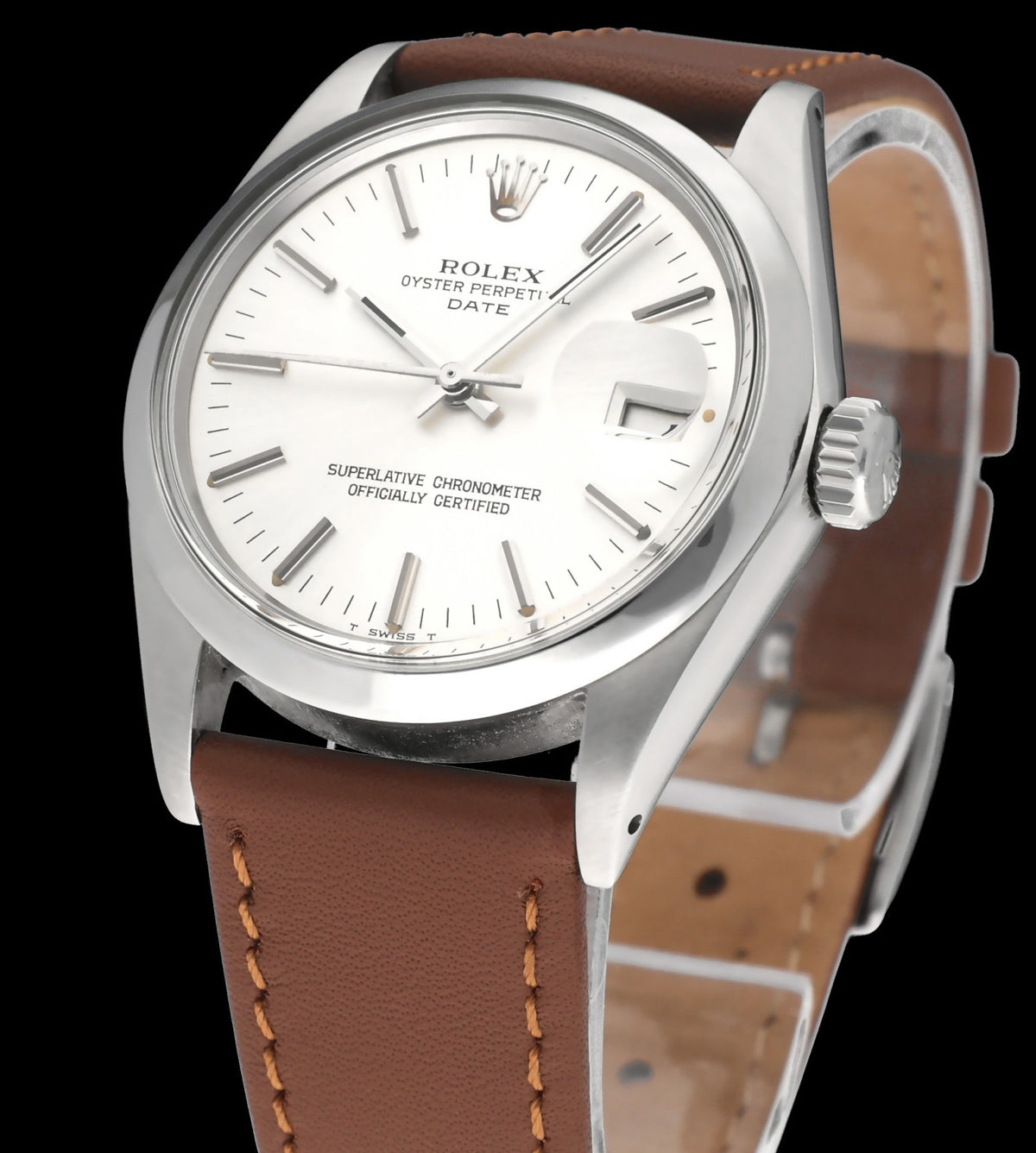 Rolex Oyster Perpetual Date 1500 - 1974 - Rolex horloge - Rolex kopen - Rolex heren horloge - Trophies Watches