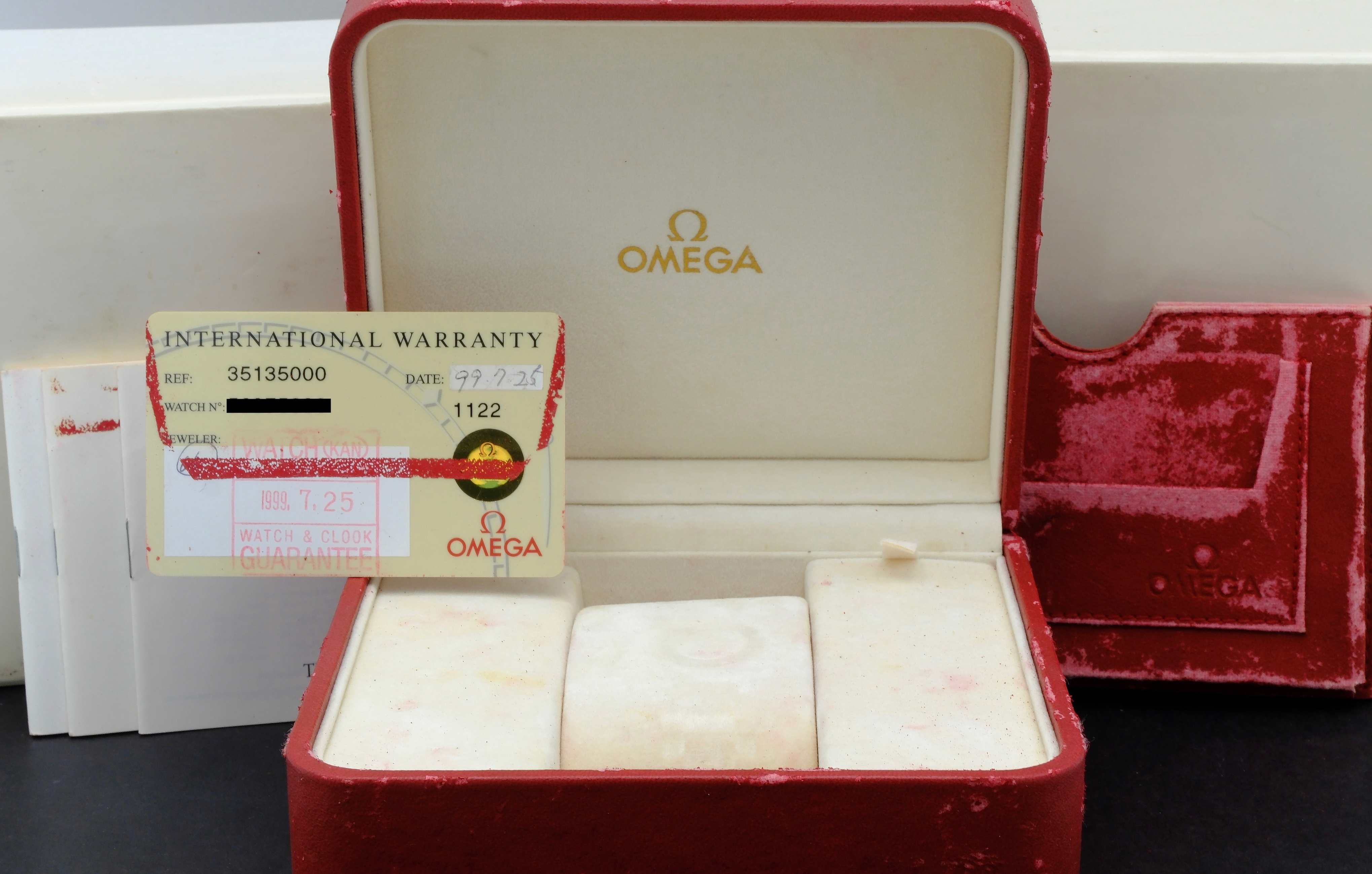 Omega Speedmaster 3513.50.00, Box & Papers, 1999