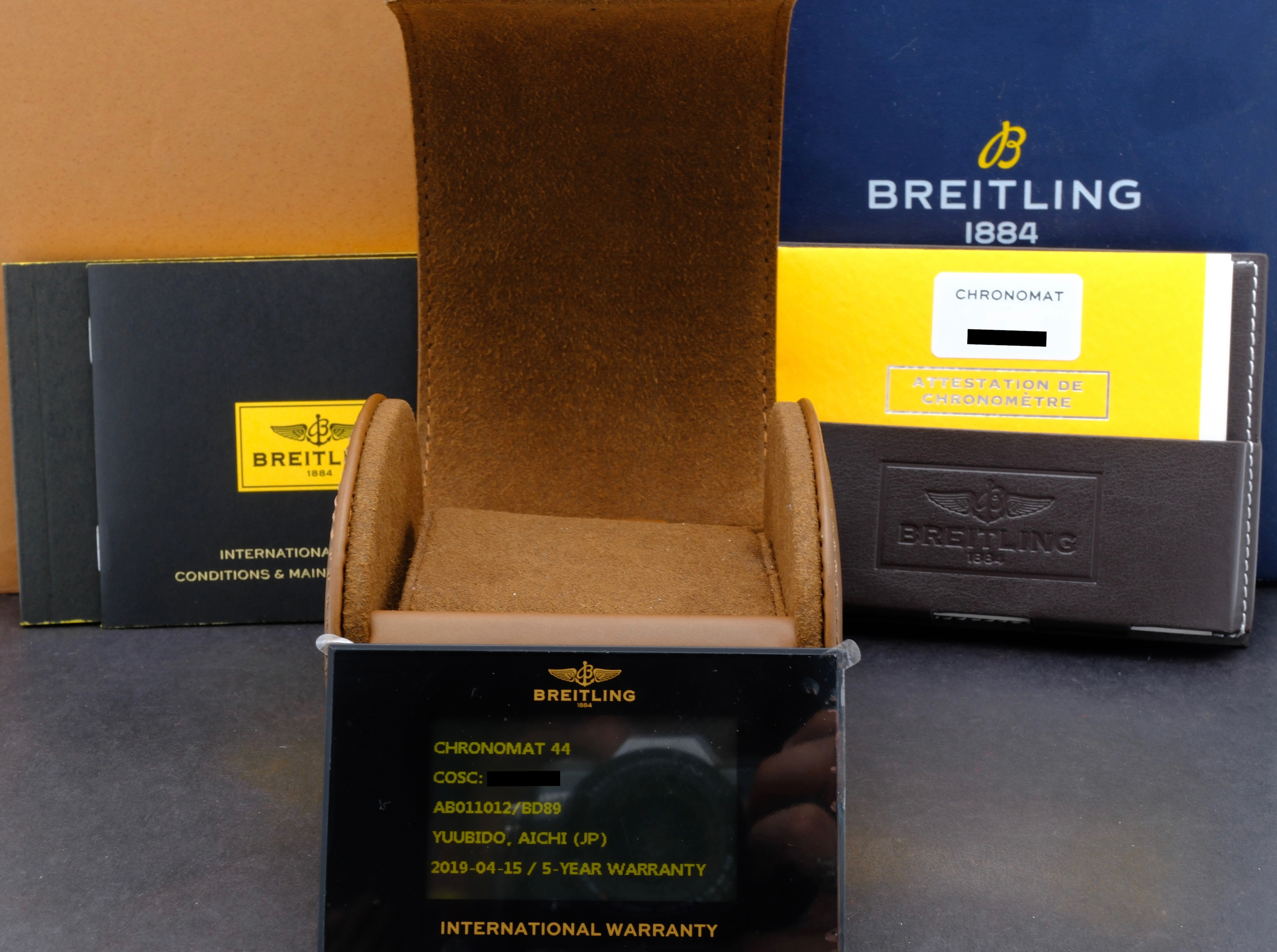 Breitling Chronomat AB0110, Box & Papers, 2019