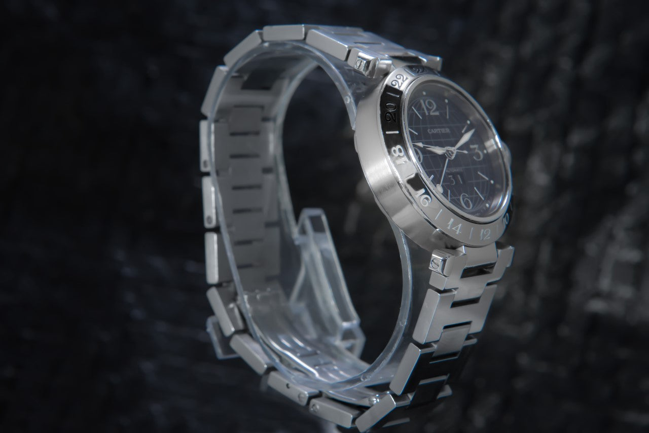 Cartier Pasha de Cartier GMT 2550 - Cartier horloge - Cartier kopen - Cartier heren horloge - Trophies Watches