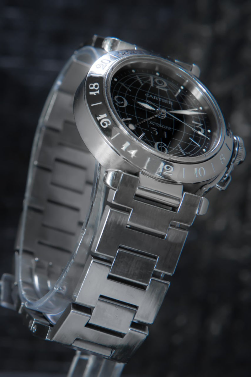 Cartier Pasha de Cartier GMT 2550 - Cartier horloge - Cartier kopen - Cartier heren horloge - Trophies Watches
