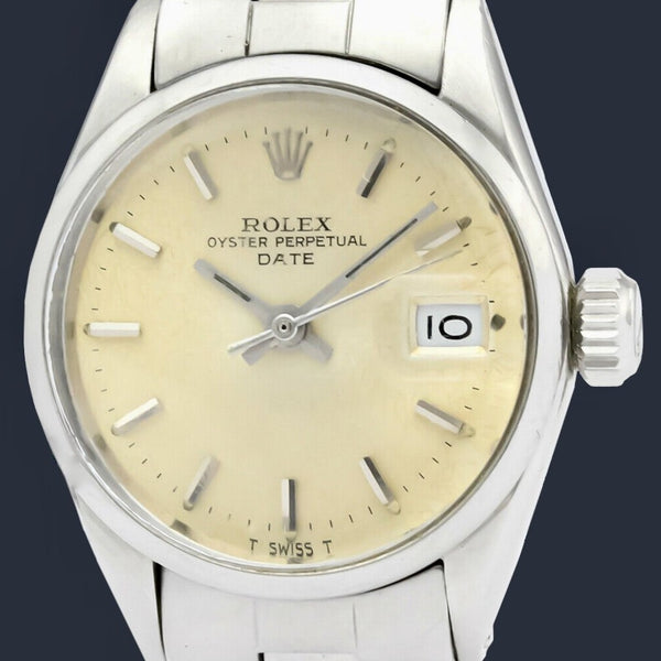 Rolex Oyster Perpetual Lady Date 6516 - 1970 - Rolex horloge - Rolex kopen - Rolex dames horloge - Trophies Watches