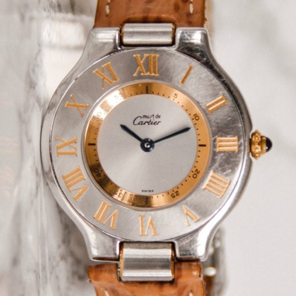 Cartier Must de Cartier 21 1330 - Cartier horloge - Cartier kopen - Cartier dames horloge - Trophies Watches