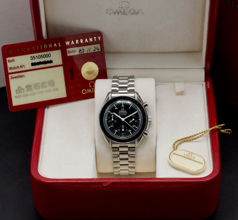 Omega Speedmaster Reduced 3510.50.00 - 2003 - Omega horloge - Omega kopen - Omega heren horloge - Trophies Watches