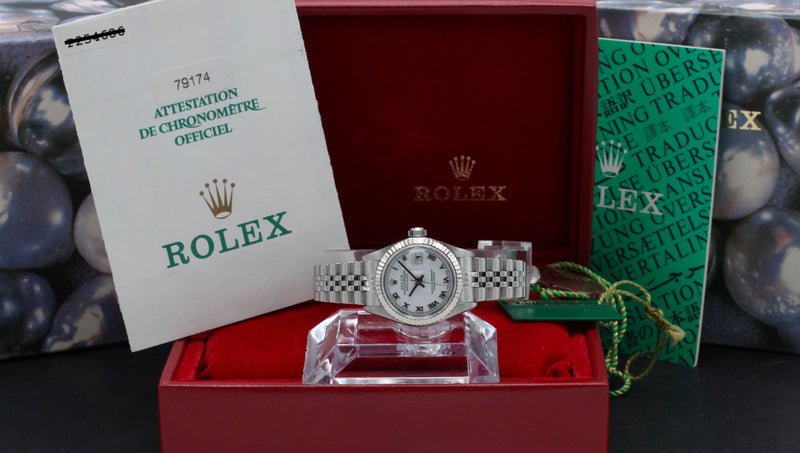 Rolex Oyster Perpetual Lady Datejust 79174 - 2000 - Rolex horloge - Rolex kopen - Rolex dames horloge - Trophies Watches