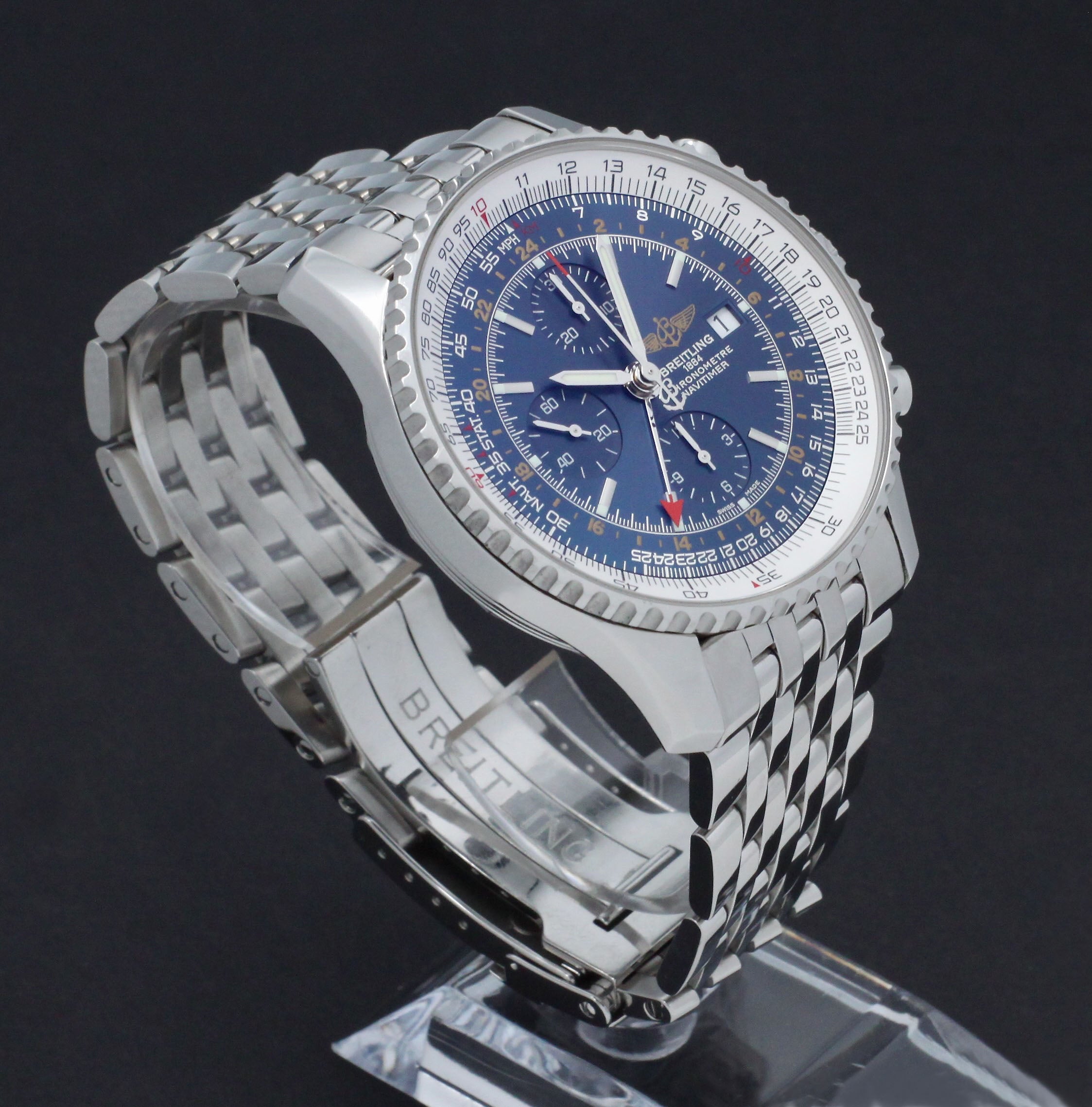 Breitling Navitimer World A24322/C651 - 2014 - Breitling horloge - Breitling kopen - Breitling heren horloge - Trophies Watches