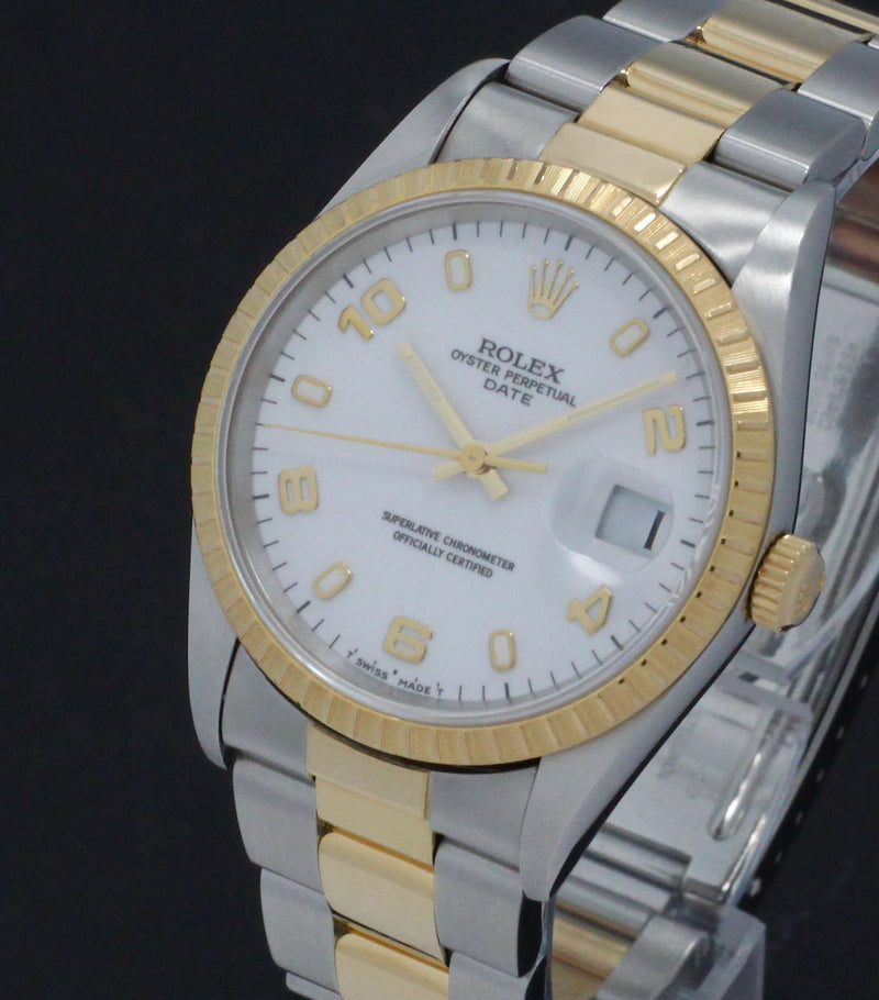 Rolex Oyster Perpetual Date 15223 - 1998 - Rolex horloge - Rolex kopen - Rolex heren horloge - Trophies Watches