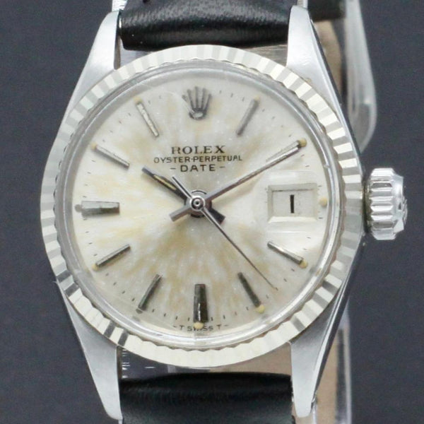 Rolex Oyster Perpetual Lady Date 6517 - 1966 - Rolex horloge - Rolex kopen - Rolex dames horloge - Trophies Watches