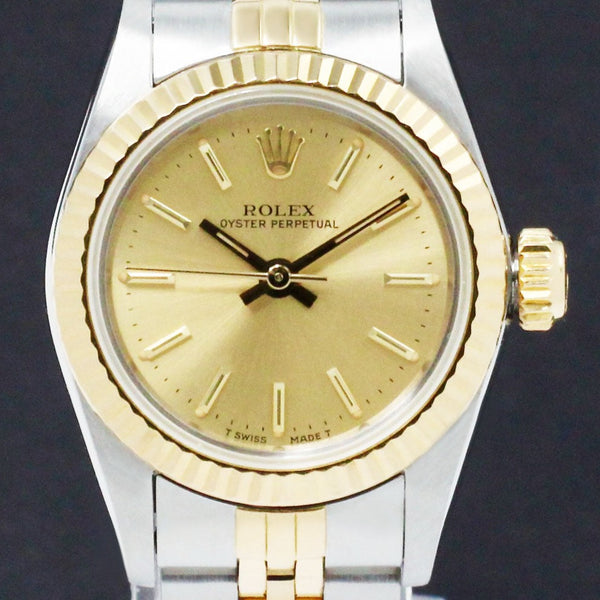 Rolex Oyster Perpetual 67193 - 1988 - Rolex horloge - Rolex kopen - Rolex dames horloge - Trophies Watches