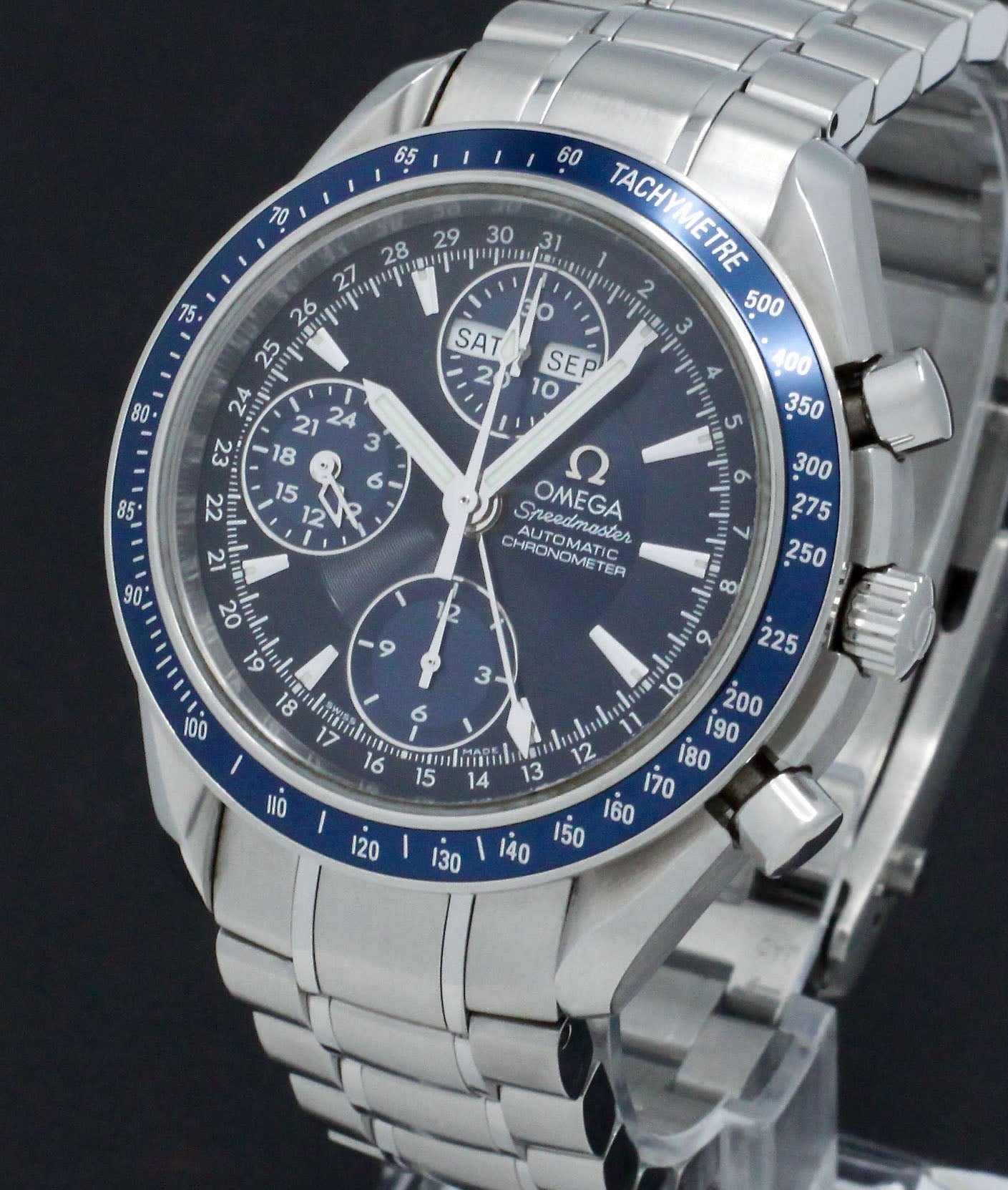 Omega Speedmaster Day Date 3222.80 - 2008 - Omega horloge - Omega kopen - Omega heren horloge - Trophies Watches