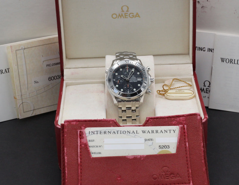 Omega Seamaster Diver 300 M 2589.30.00 - 1999 - Omega horloge - Omega kopen - Omega heren horloge - Trophies Watches