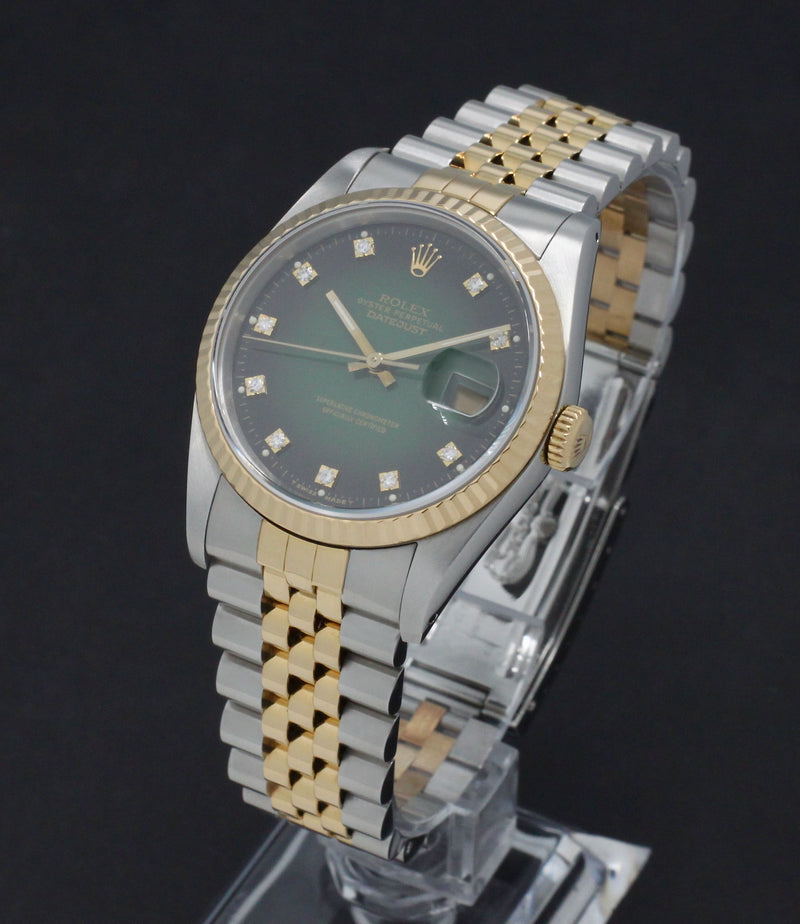 Rolex Datejust 16233G, Box & Papers, 1991