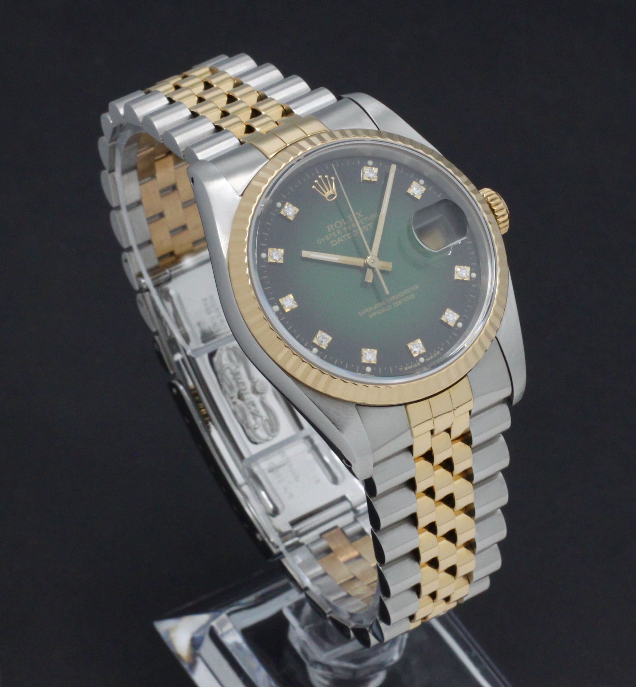 Rolex Datejust 16233G, Box & Papers, 1991