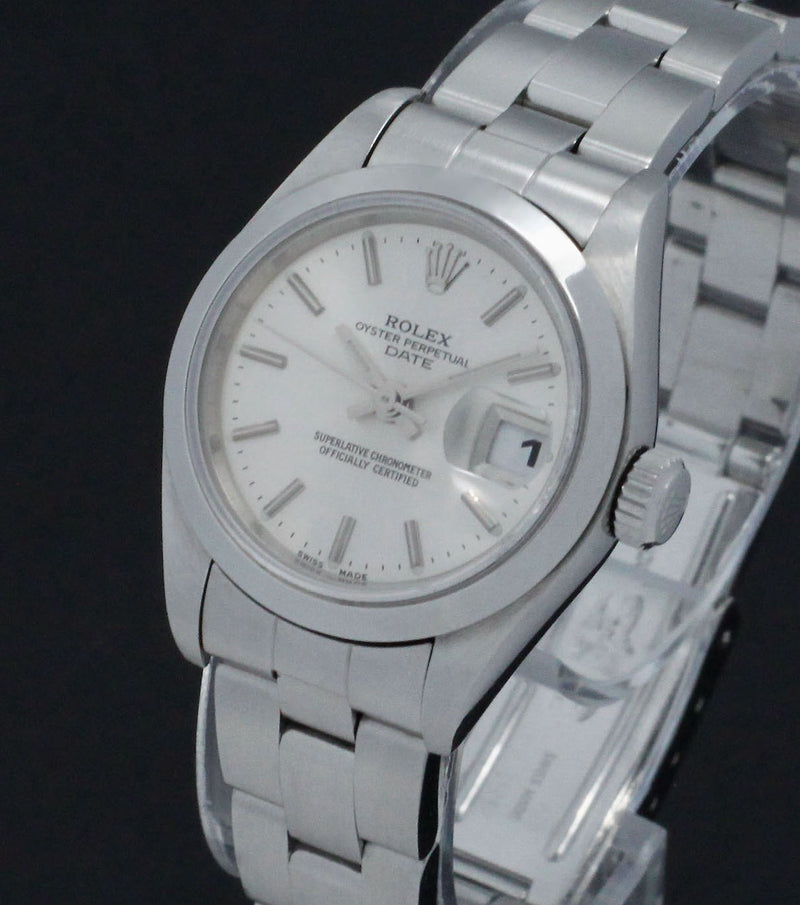 Rolex Oyster Perpetual Lady Date 79160 - 2002 - Rolex horloge - Rolex kopen - Rolex dames horloge - Trophies Watches