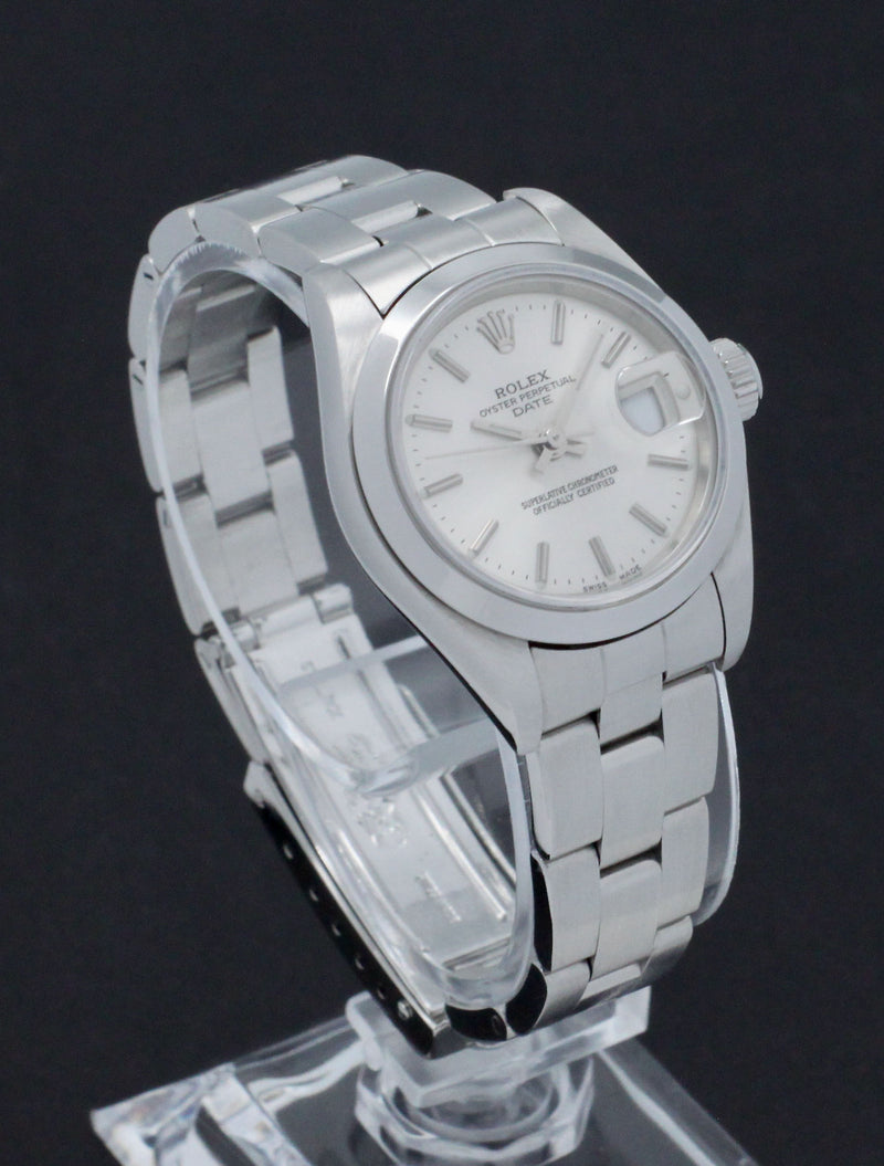 Rolex Oyster Perpetual Lady Date 79160 - 2002 - Rolex horloge - Rolex kopen - Rolex dames horloge - Trophies Watches
