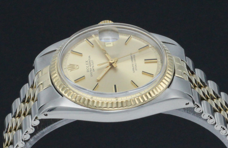 Rolex Datejust 1601 - 1971 - goud/staal - two/tone - Rolex horloge - Rolex kopen - Rolex heren horloge - Trophies Watches