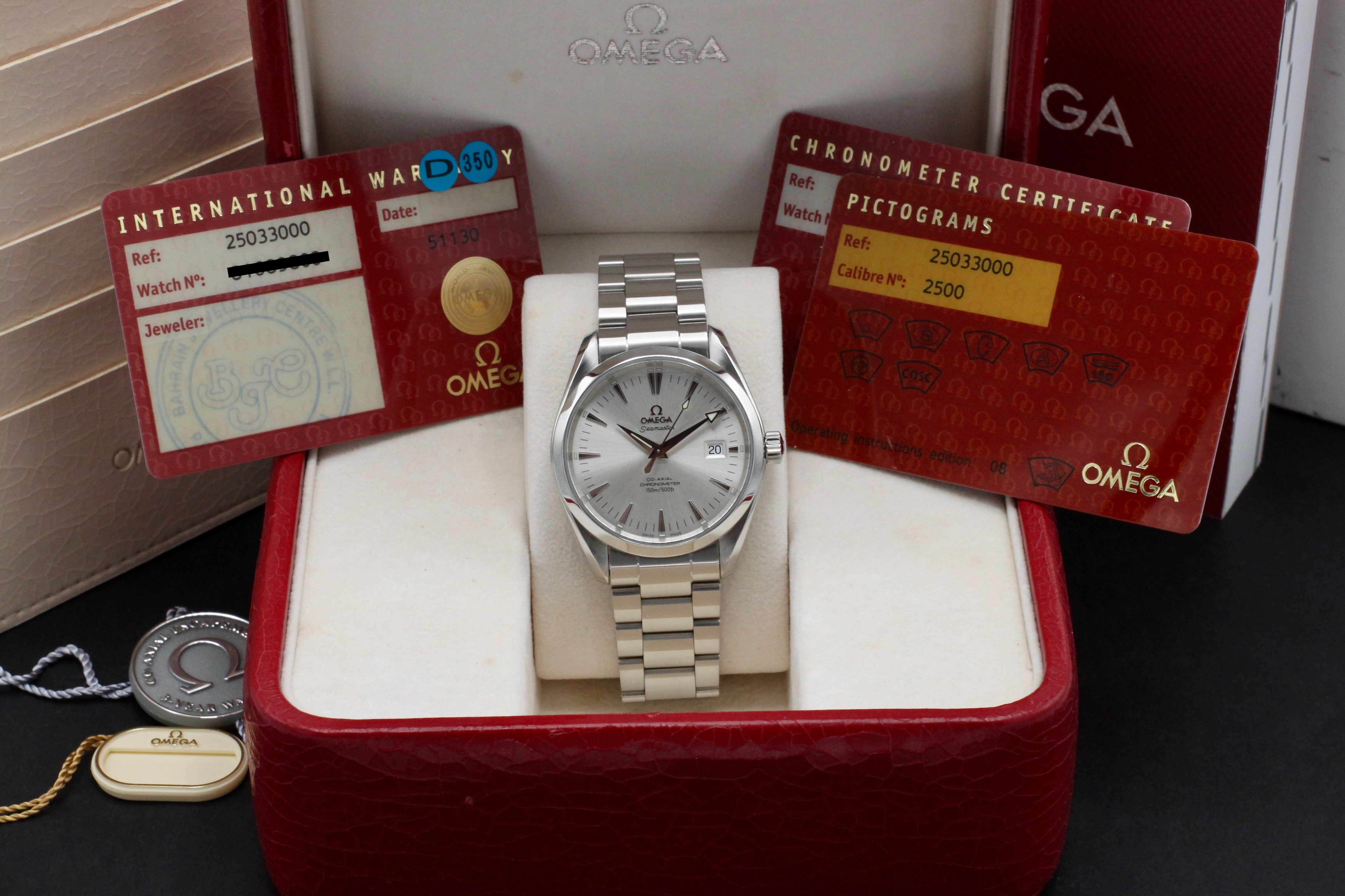 Omega Seamaster Aqua Terra 2503.30.00 - 2007 - Omega horloge - Omega kopen - Omega heren horloge - Trophies Watches