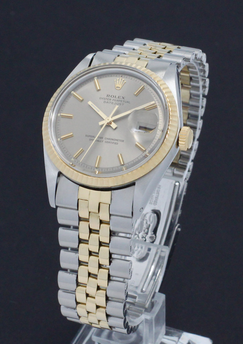 Rolex Datejust 1601 - 1969 - goud/staal - two/tone - Rolex horloge - Rolex kopen - Rolex heren horloge - Trophies Watches