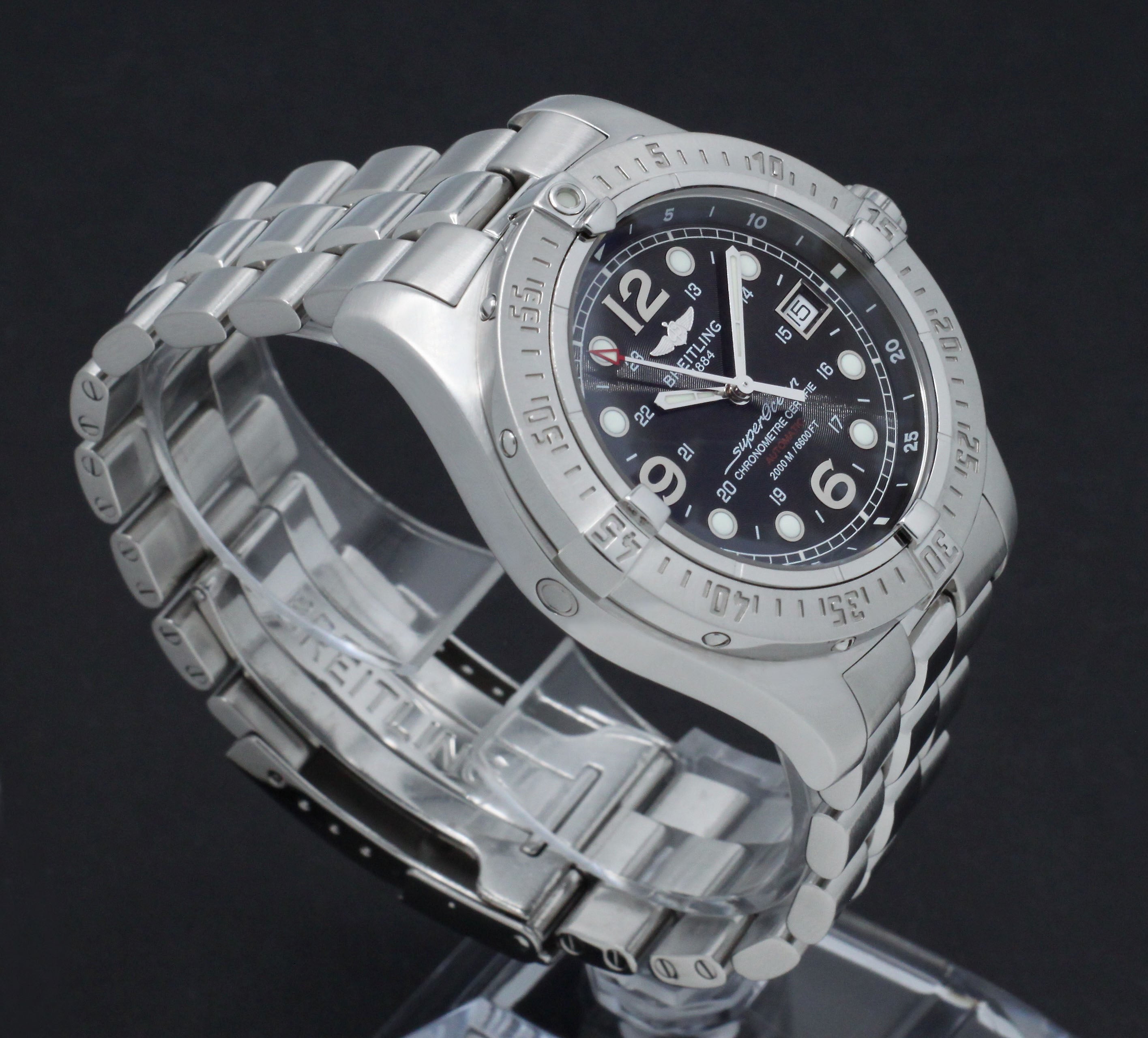 Breitling Superocean SteelFish A17390 - 2001 - Breitling horloge - Breitling kopen - Breitling heren horloge - Trophies Watches