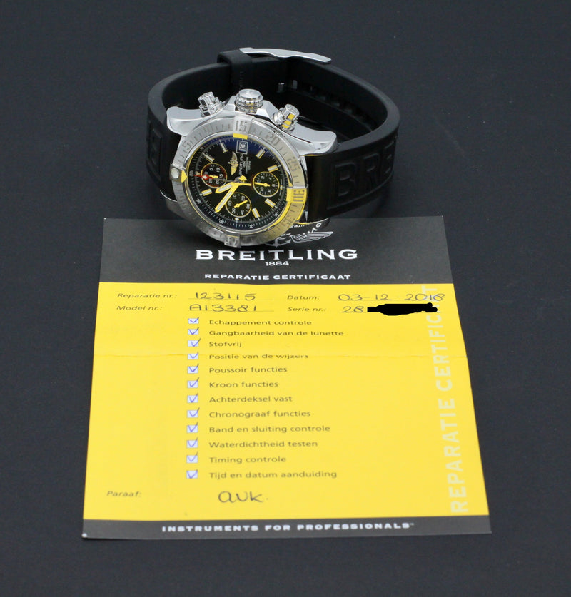 Breitling Avenger II A1338111/BC32 - 2016 - Breitling horloge - Breitling kopen - Breitling heren horloge - Trophies Watches