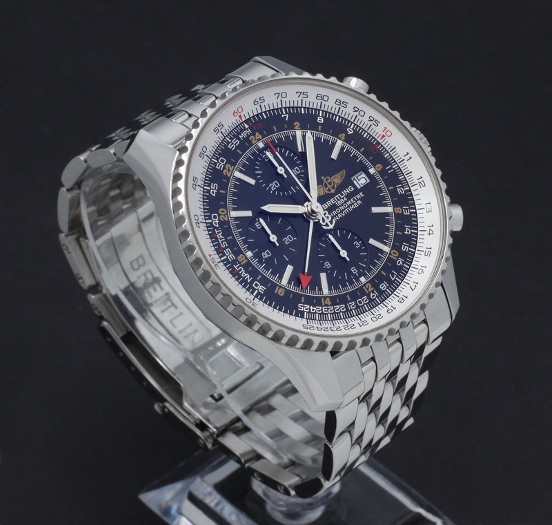 Breitling Navitimer World A24322, Box & Papers, 2010